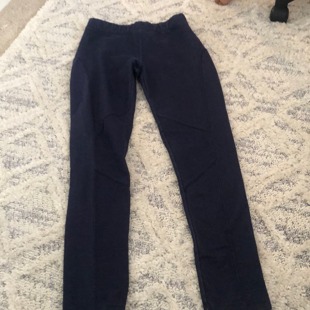 Navy blue thick leggings